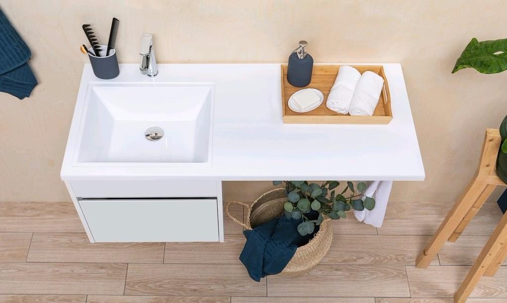 Раковина-столешница Aquanet Даллас 120 левая 235499 в интернет-магазине Sumom.kz