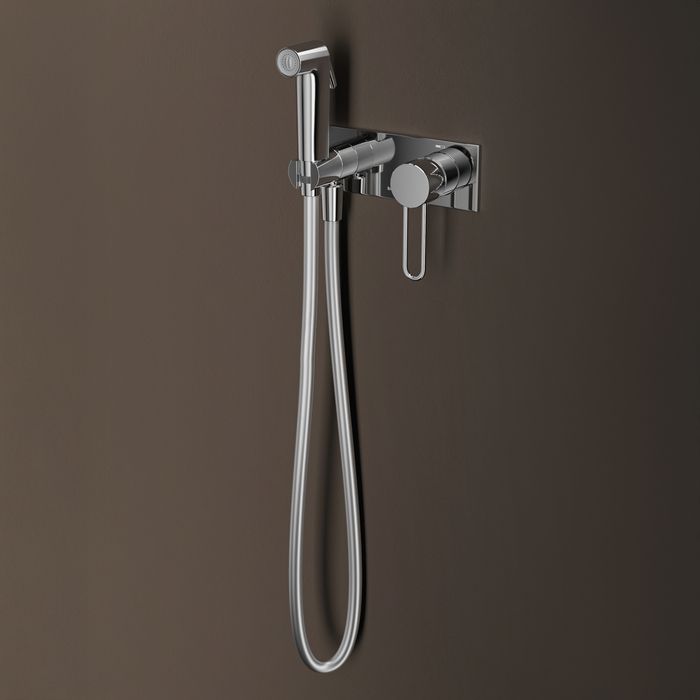 Гигиенический душ IDDIS Duna DUNSBV0i08 со смесителем, глянцевый хром большой выбор под ваш дизайн!