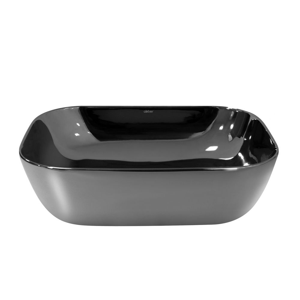 Раковина накладная ABBER Rechteck AC2200GS серебро в интернет-магазине Sumom.kz