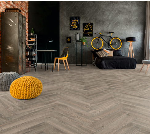 Ламинат Kronotex, 4627 Дуб Бредфорд, Herringbone в интернет-магазине Sumom.kz