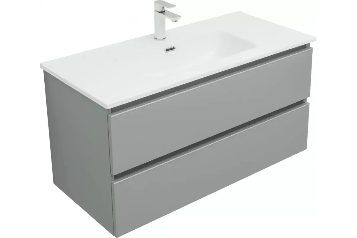 Тумба с раковиной Вега 100 2 ящ. цв.мисти грин 329599+323884 в интернет-магазине Sumom.kz Тумба с раковиной Вега 100 2 ящ. цв.мисти грин 329599+323884 в интернет-магазине Sumom.kz