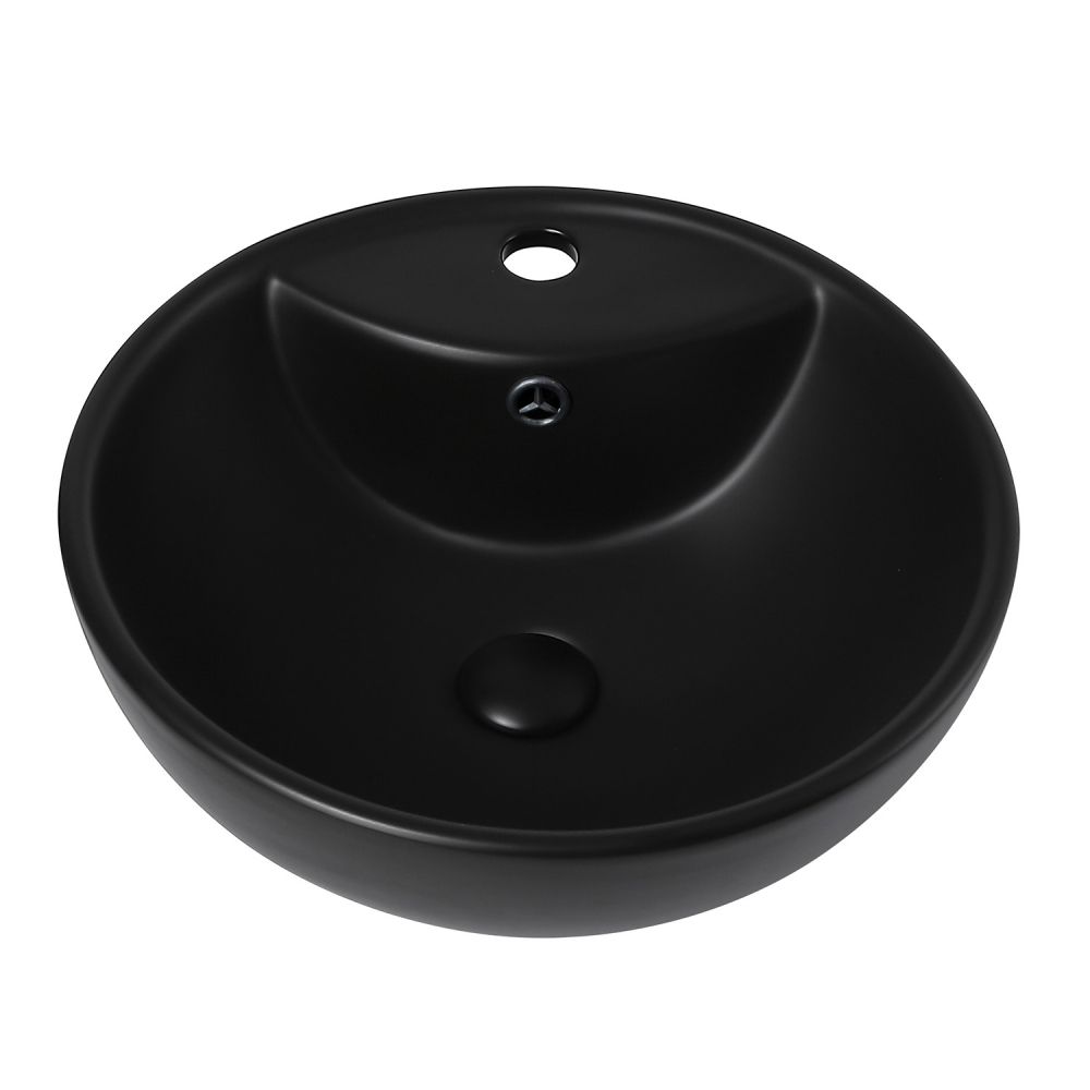 Раковина накладная ABBER Bequem AC2101MB черная матовая в интернет-магазине Sumom.kz
