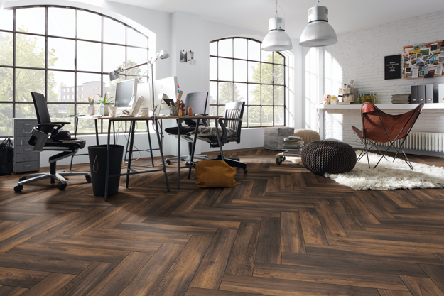 Ламинат Kronotex, 6008 Дуб Эльда, Herringbone в интернет-магазине Sumom.kz