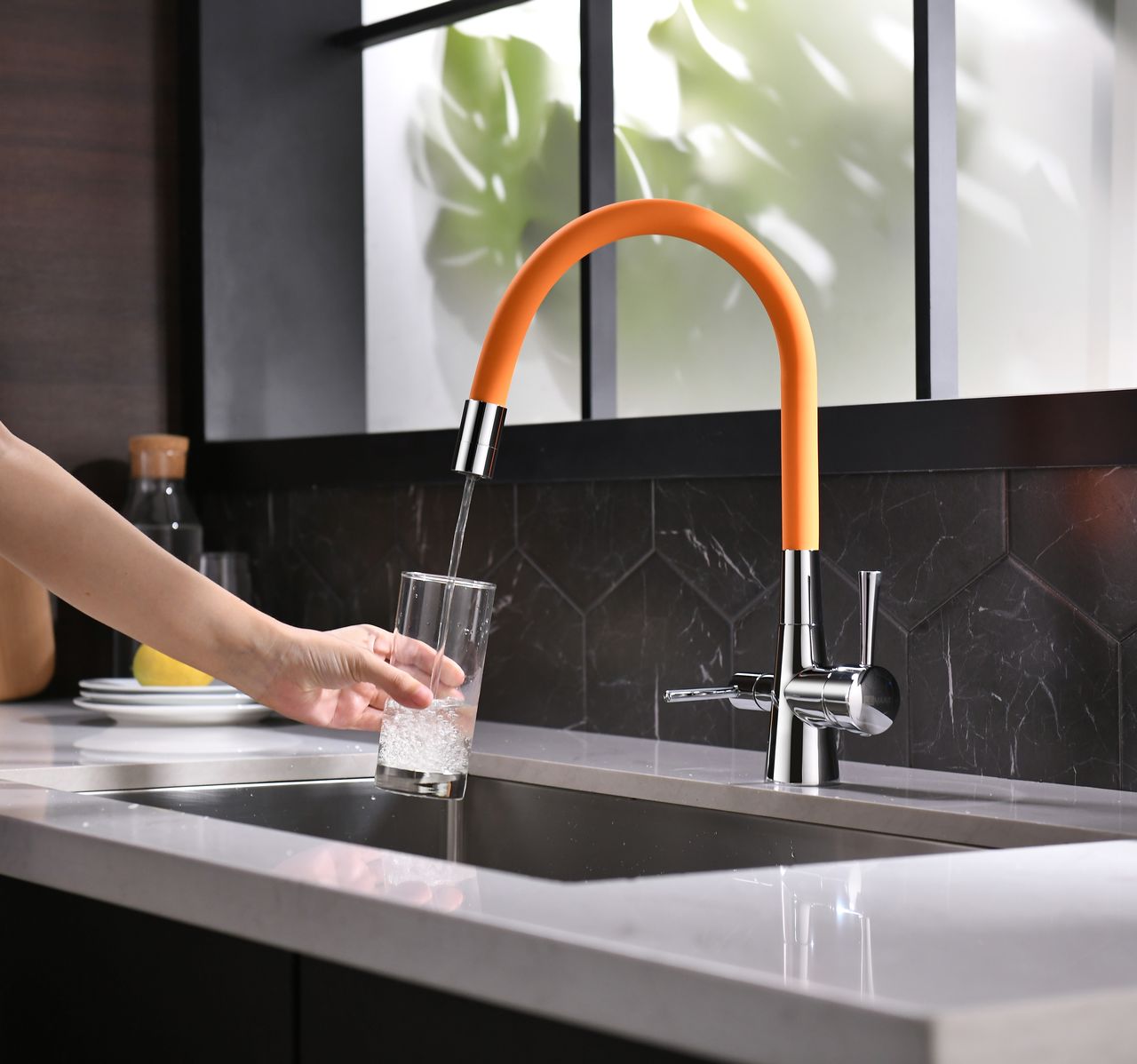 Смеситель Lemark Comfort LM3075C-Orange для кухни с подключением к фильтру с питьевой водой с гарантией и доставкой по всему Казахстану Смеситель Lemark Comfort LM3075C-Orange для кухни с подключением к фильтру с питьевой водой большой выбор под ваш дизайн!
