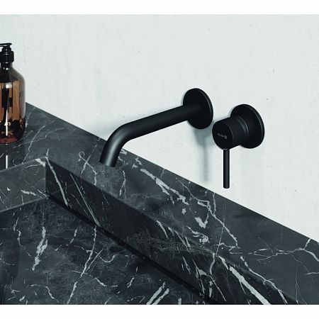 Смеситель для раковины, на 2 отверстия, черный Kludi Bozz 382453976 большой выбор под ваш дизайн!
