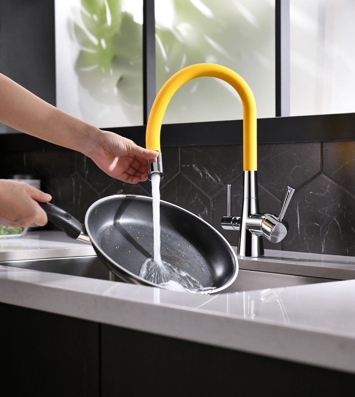Смеситель Lemark Comfort LM3075C-Yellow для кухни с подключением к фильтру с питьевой водой большой выбор под ваш дизайн!