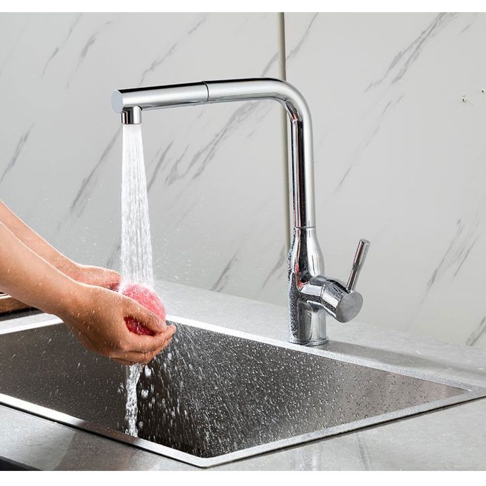 Смеситель для кухни Hans H816.01 цвет хром с гарантией и доставкой по всему Казахстану Смеситель для кухни Hans H816.01 цвет хром большой выбор под ваш дизайн!