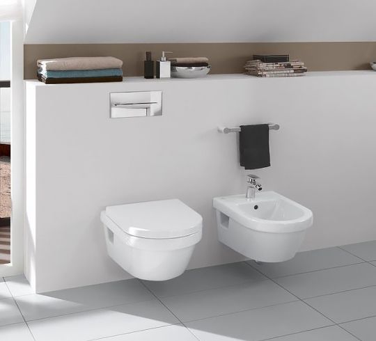 Биде подвесное Villeroy & Boch Architectura 54840001 в интернет-магазине Sumom.kz Биде подвесное Villeroy & Boch Architectura 54840001 в интернет-магазине Sumom.kz