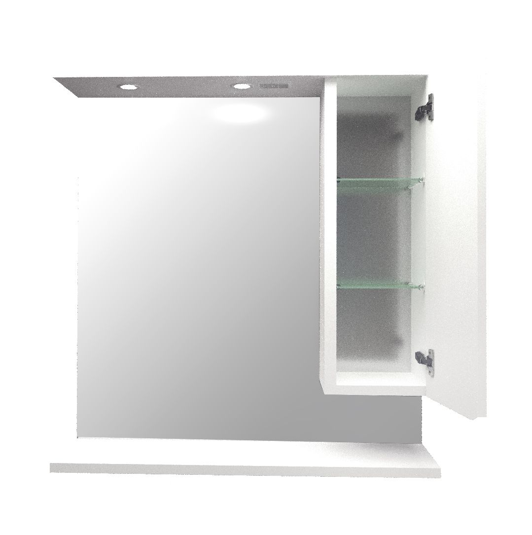 Шкаф - зеркало 1 МарКа Кода 80 Лайт У57596 в интернет-магазине Sumom.kz