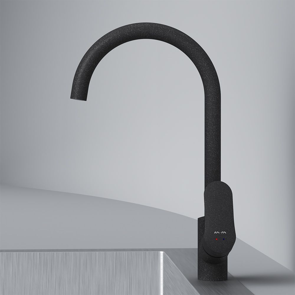 Смеситель для кухни, элегантный черный F8007122 Am Pm Like большой выбор под ваш дизайн!