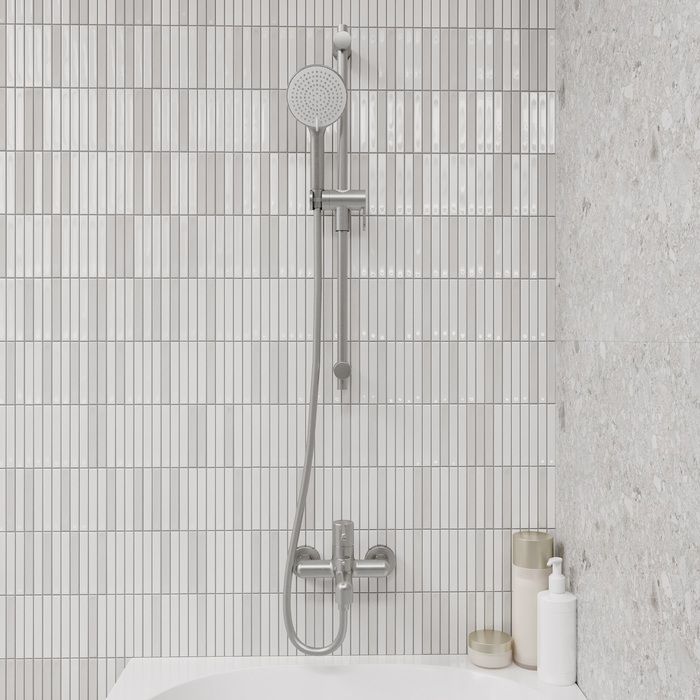 Шланг для душа, хром матовый, ПВХ, 1.5м, ID 04P15BCi19 в интернет-магазине Sumom.kz