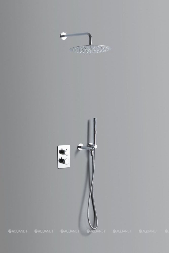 Термостат Vernet+Душ Slim 300мм+Душ.набор+Излив,Easy box,хром 5.31014-00 PRIORITY V.3 в интернет-магазине Sumom.kz