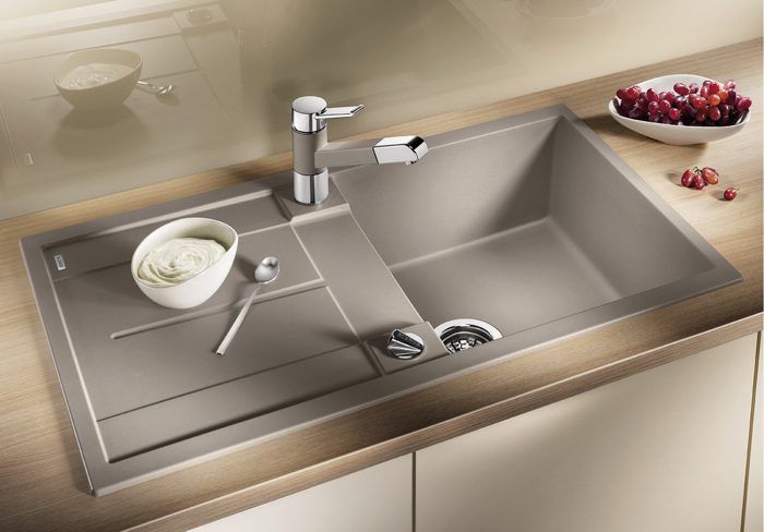 Мойка кухонная Blanco Metra 5S Алюметаллик 513036 в интернет-магазине Sumom.kz