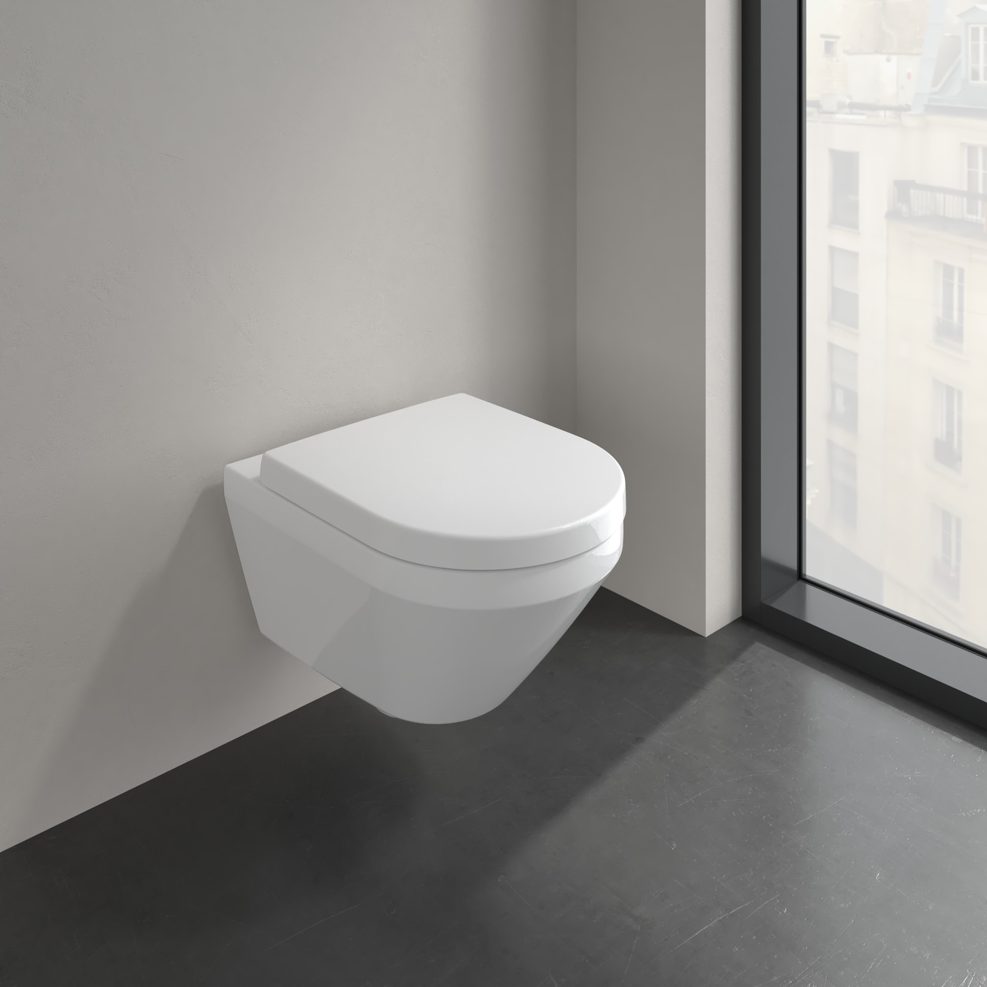 Унитаз подвесной Villeroy & Boch Architectura 4694C001 белый в интернет-магазине Sumom.kz