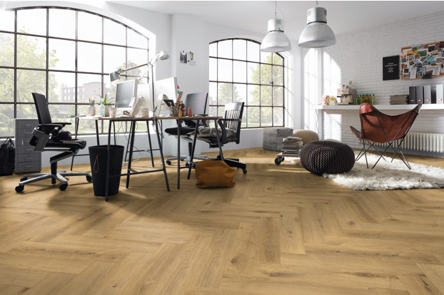 Ламинат Kronotex, 6018 Дуб Кашмир, Herringbone в интернет-магазине Sumom.kz