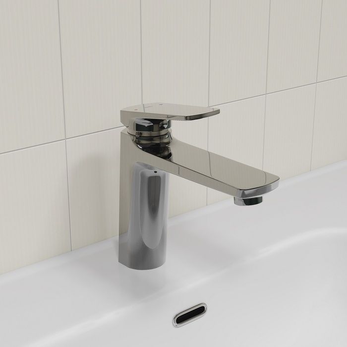 Смеситель для умывальника, глянцевый хром, Ever, IDDIS, EVESB00i01 большой выбор под ваш дизайн!