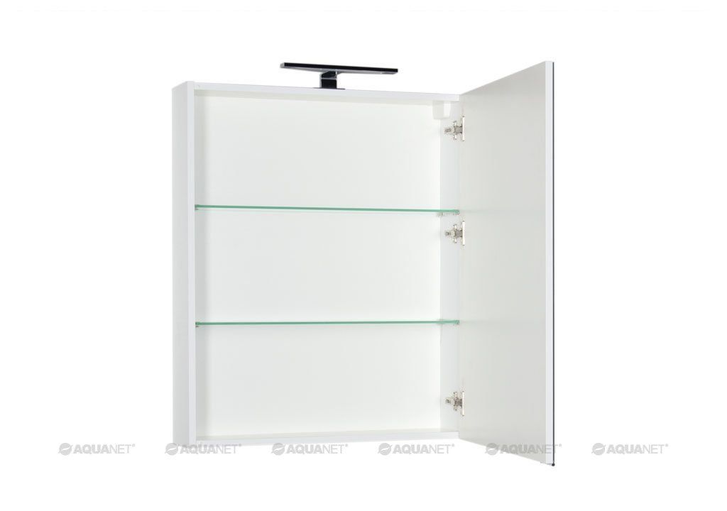 Шкаф-зеркало Aquanet Алвита 70 белый (184038) в интернет-магазине Sumom.kz