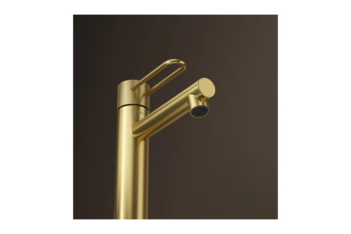 Смеситель для умывальника, матовое золото, Duna, DUNMG00i01 с гарантией и доставкой по всему Казахстану Смеситель для умывальника, матовое золото, Duna, DUNMG00i01 большой выбор под ваш дизайн!