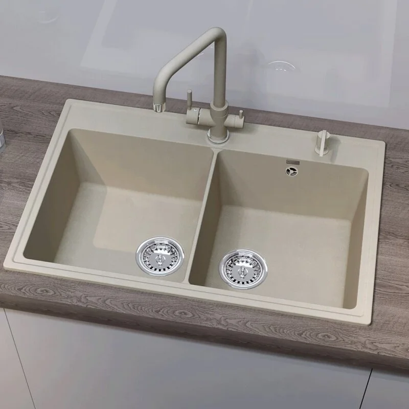 Кухонная мойка Ulgran Quartz лен Ruma 780-02 в интернет-магазине Sumom.kz Кухонная мойка Ulgran Quartz лен Ruma 780-02 в интернет-магазине Sumom.kz