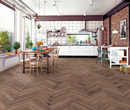 Ламинат Kronotex 3860 Herringbone Дуб Феррара в интернет-магазине Sumom.kz