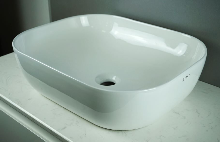 Умывальник накладной Infatti Lago 50х39,5 403122 в интернет-магазине Sumom.kz Умывальник накладной Infatti Lago 50х39,5 403122 в интернет-магазине Sumom.kz