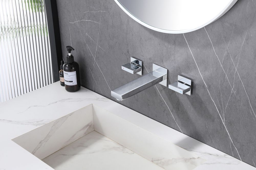 Смеситель ABBER Daheim AF82122 для раковины скрытого монтажа, хром с гарантией и доставкой по всему Казахстану Смеситель ABBER Daheim AF82122 для раковины скрытого монтажа, хром большой выбор под ваш дизайн!