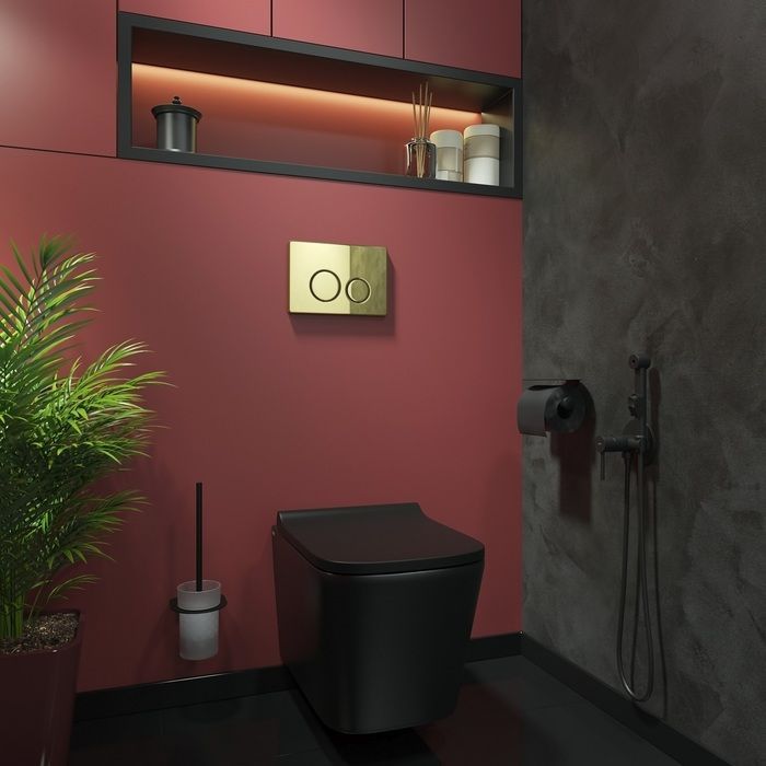 Клавиша смыва, универсальная, золото, Unisteel, 001, IDDIS, UNS01GGi77 в интернет-магазине Sumom.kz