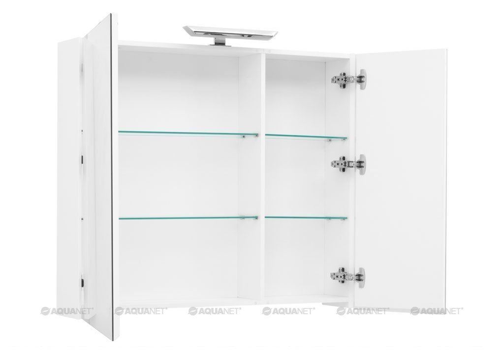 Шкаф-зеркало Aquanet Йорк 100 белый (202090) в интернет-магазине Sumom.kz