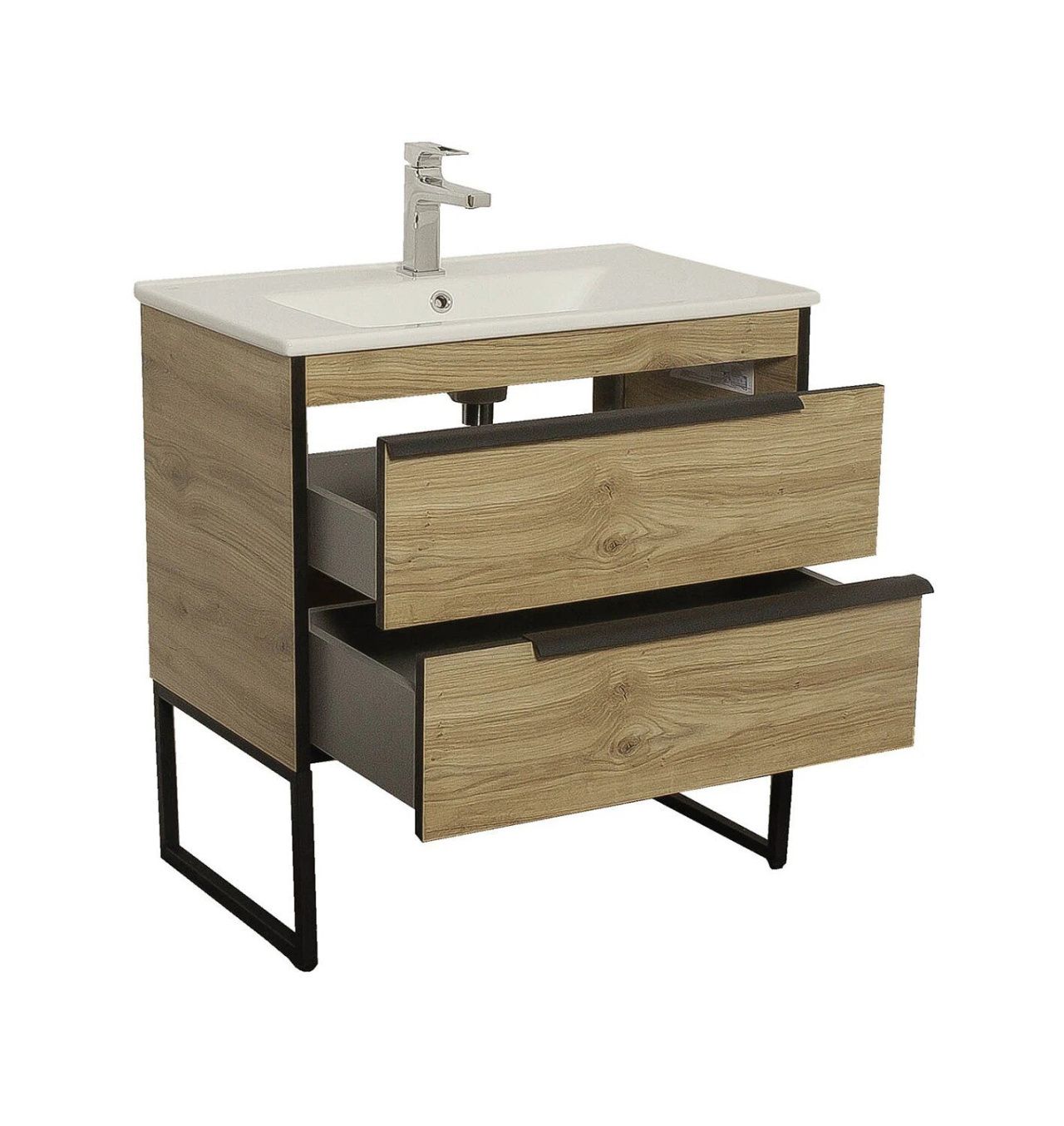 Тумба подвесная Loft-Neo севилья 75 см с умывальником "Arte" в интернет-магазине Sumom.kz