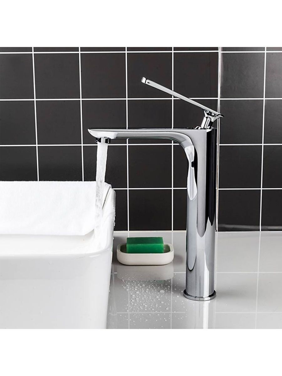 Смеситель для раковины Frap F1052-55 Высокий большой выбор под ваш дизайн!