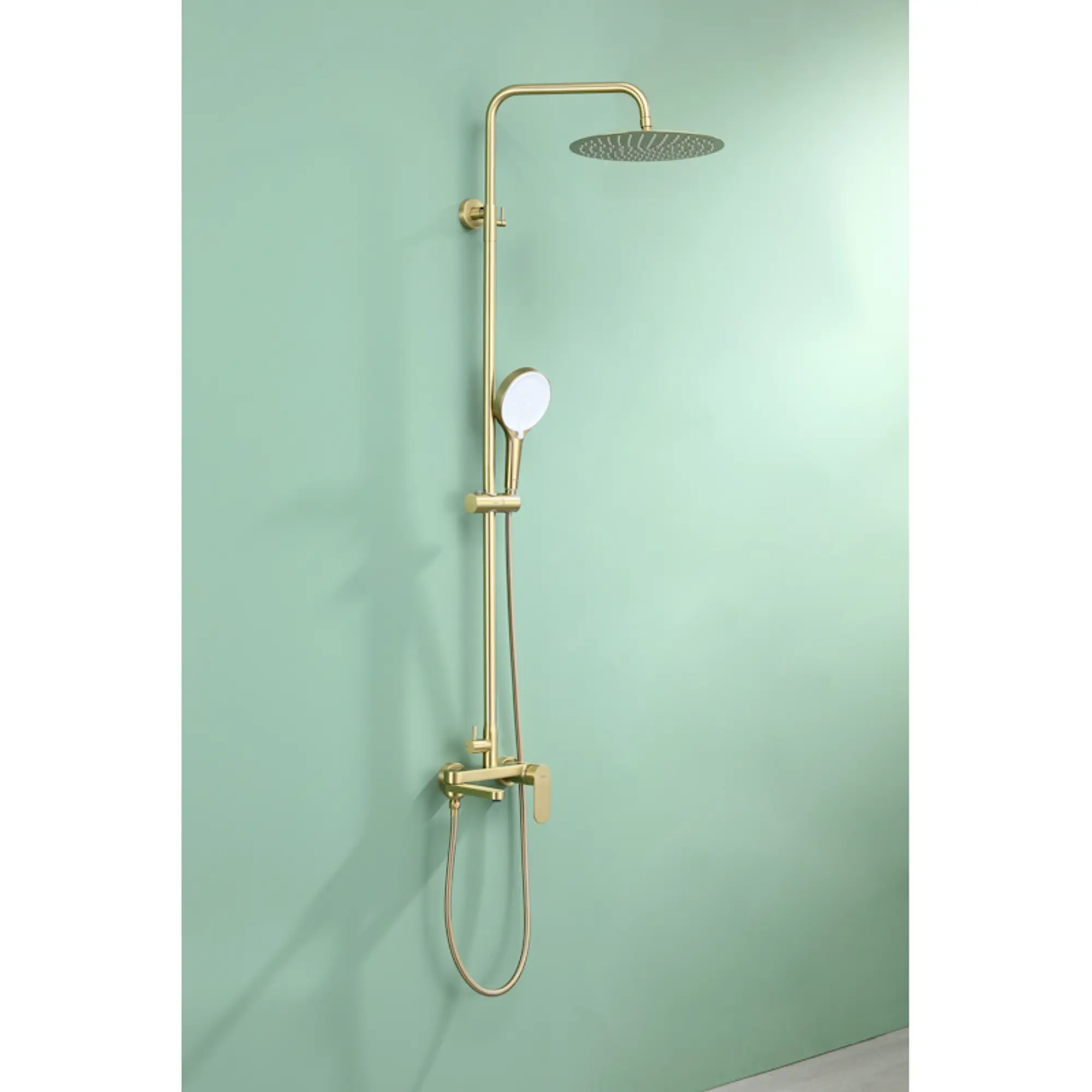 Душевая система Raglo золотой сатин R10.24.03 в интернет-магазине Sumom.kz