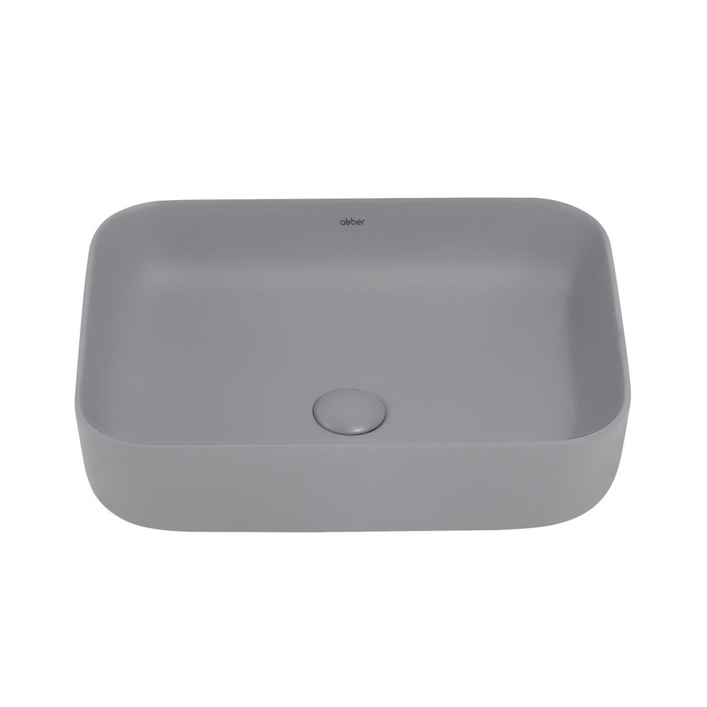 Раковина накладная ABBER Rechteck AC2202MG серая матовая в интернет-магазине Sumom.kz