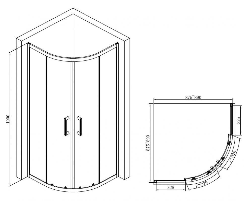 Душевой уголок ABBER Schwarzer Diamant AG01090B в интернет-магазине Sumom.kz Душевой уголок ABBER Schwarzer Diamant AG01090B в интернет-магазине Sumom.kz