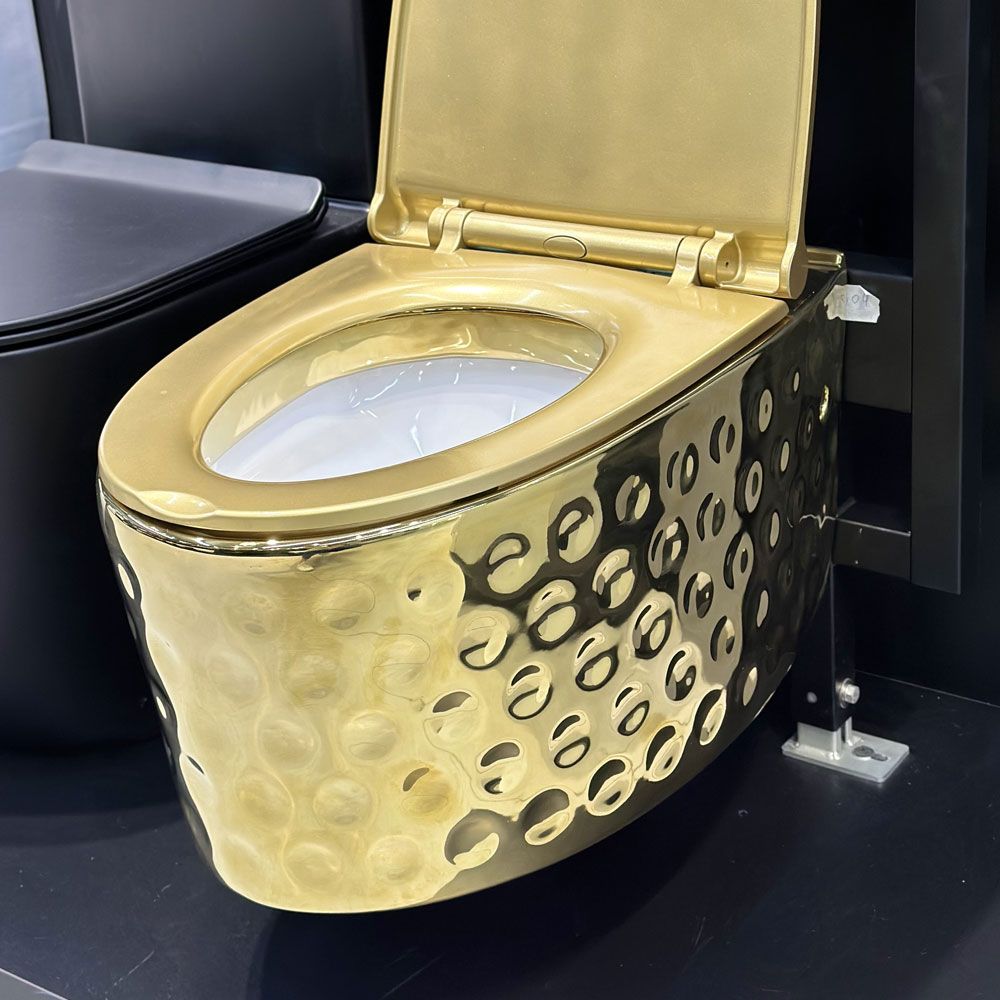 Унитаз подвесной HANS VZ-SE016/5616 золотой в интернет-магазине Sumom.kz