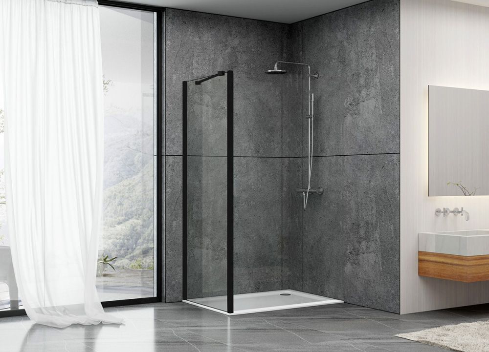 Душевая перегородка ABBER Schwarzer Diamant AG90BS в интернет-магазине Sumom.kz