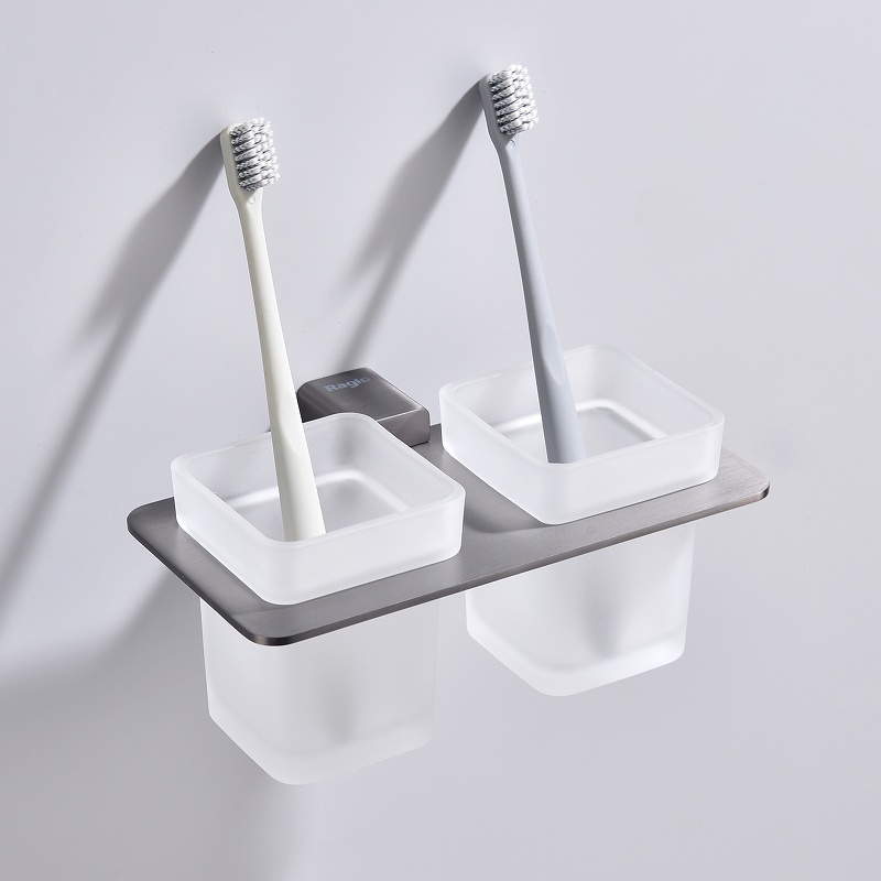 Держатель + 2 Стакана Raglo графит R301.08.09 купить в интернет магазине sumom.kz