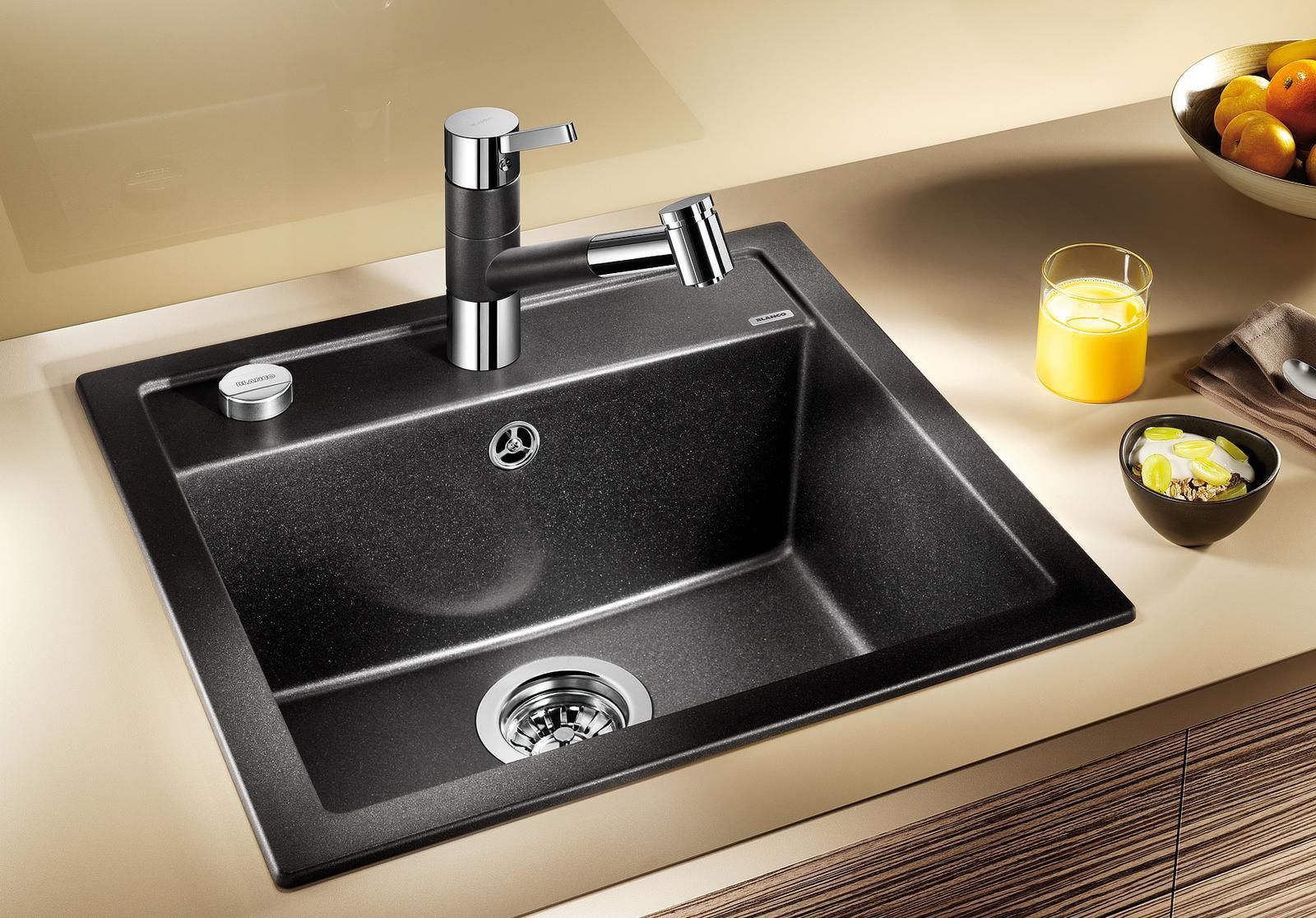Мойка кухонная Blanco Dalago 5 черный 525871 в интернет-магазине Sumom.kz