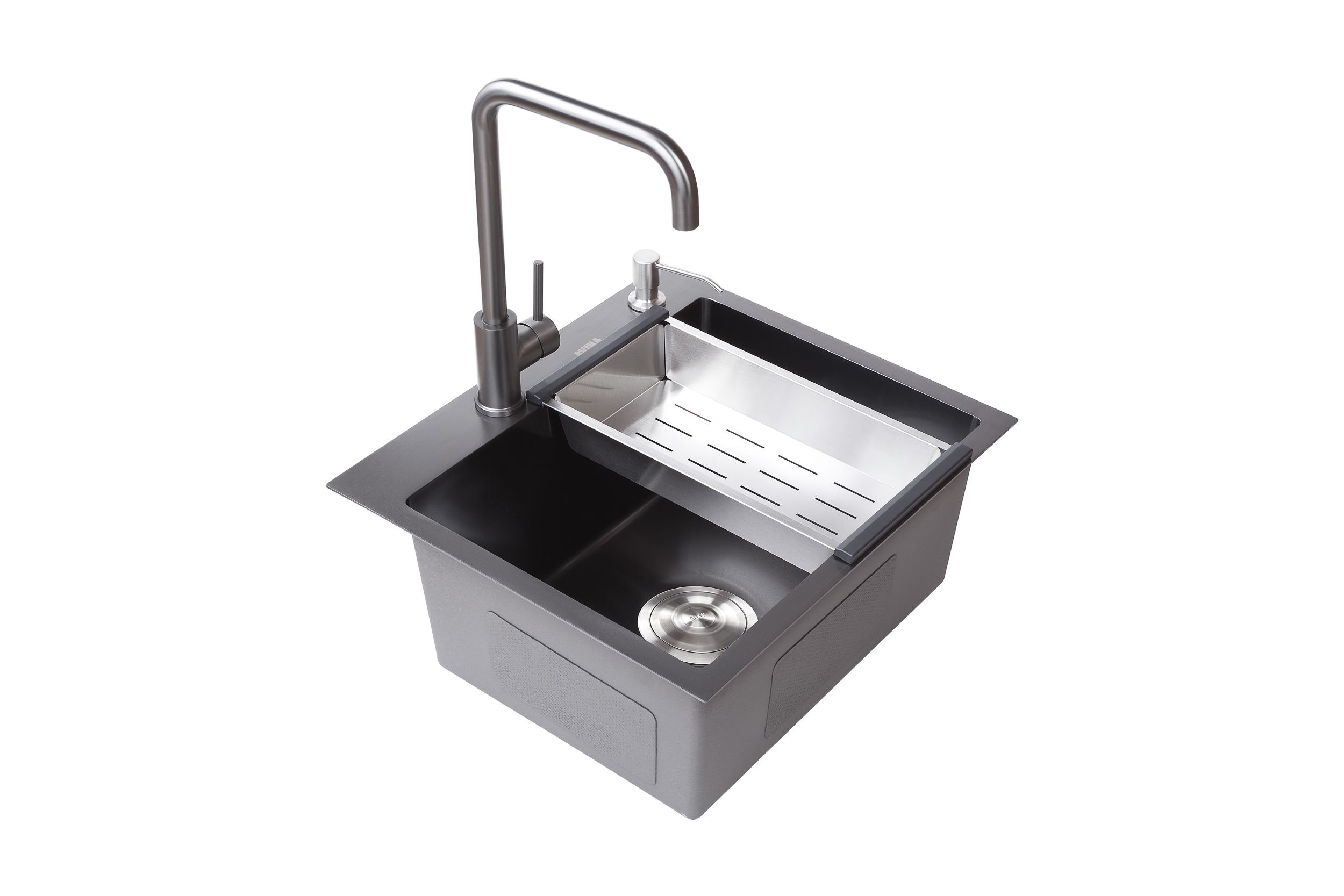 Мойка из нержавеющей стали Avina HM 50x45 Black
