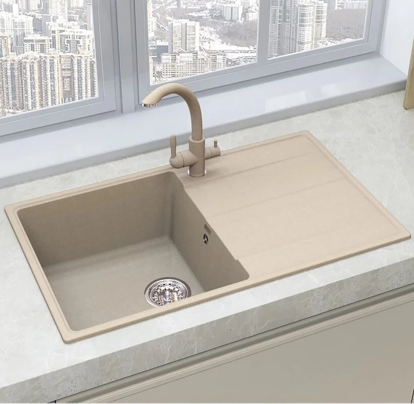 Кухонная мойка Ulgran Quartz десерт Prima 850-03 в интернет-магазине Sumom.kz