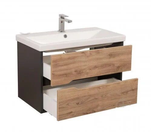 Тумба подвесная AQUARODOS "Сидней" 80 см с умывальником "Elite" в интернет-магазине Sumom.kz