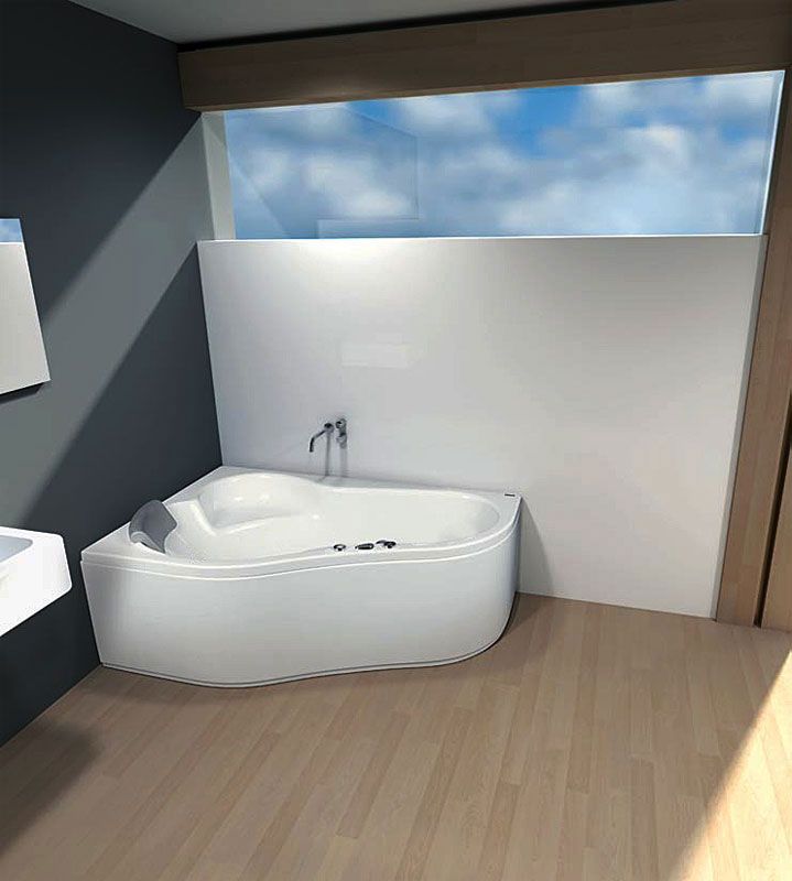 Фото в декоре Акриловая ванна Santek Ибица XL 160x100 левая 1WH112036