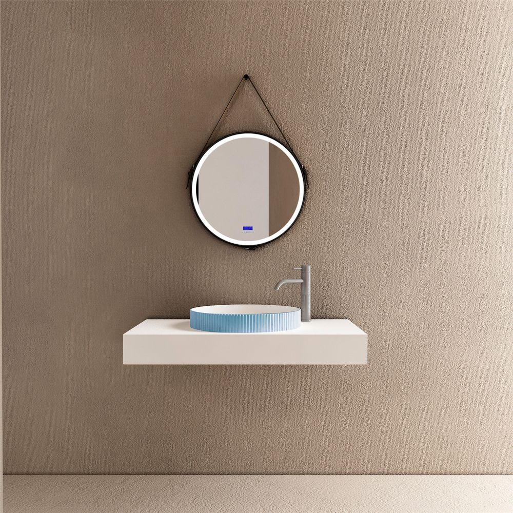 Раковина накладная ABBER Stein AS2604Blau голубая в интернет-магазине Sumom.kz