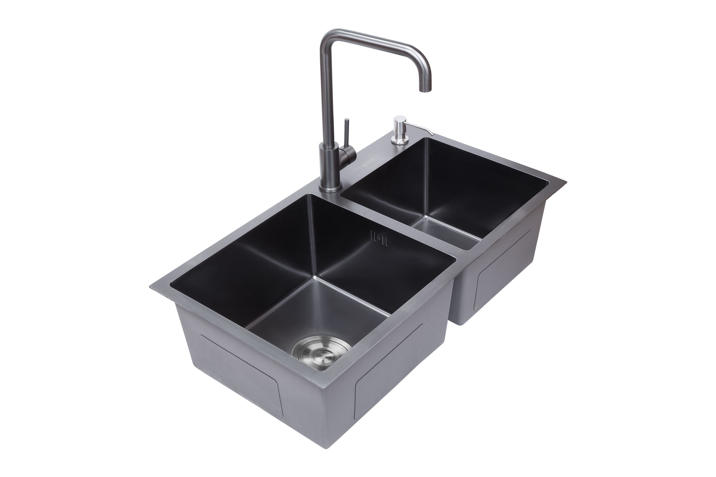 Мойка из нержавеющей стали Avina HM 78x48/1.5 Black в интернет-магазине Sumom.kz
