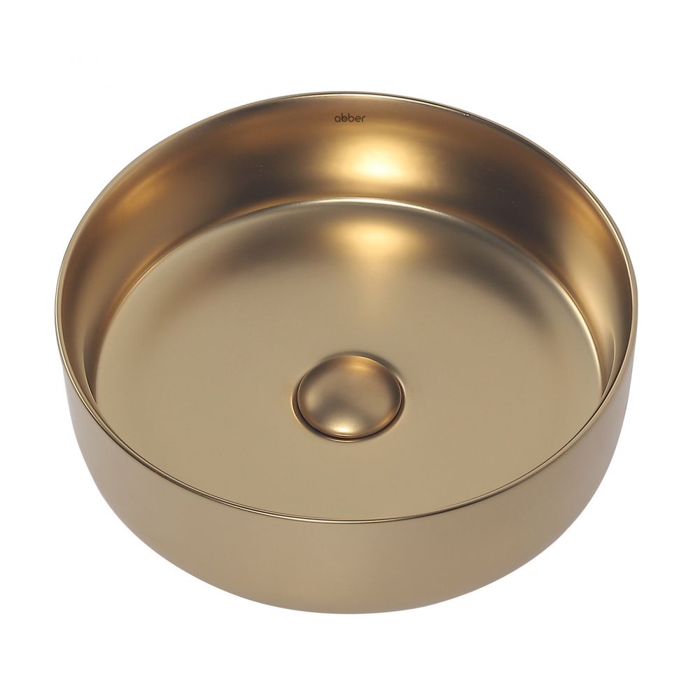 Раковина накладная ABBER Bequem AC2108MMG золото матовое в интернет-магазине Sumom.kz