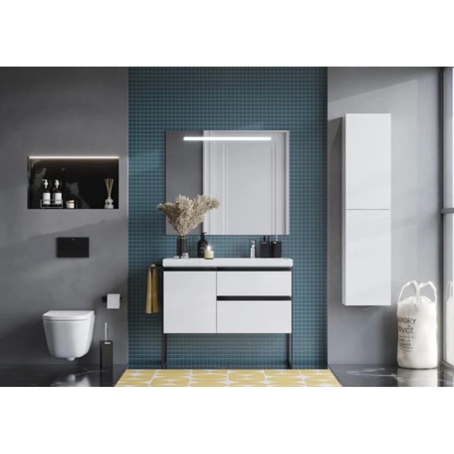Тумба с раковиной Roca DOMI 100 A857478806 + 73270ME004 правая в интернет-магазине Sumom.kz Тумба с раковиной Roca DOMI 100 A857478806 + 73270ME004 правая в интернет-магазине Sumom.kz