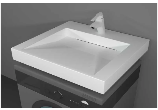 Раковина над стиральной машинкой Блюз 60 в интернет-магазине Sumom.kz