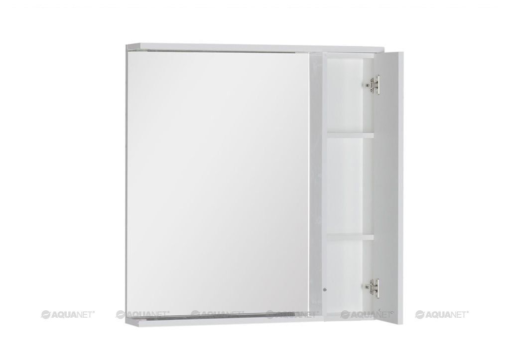 Шкаф-зеркало Aquanet Доминика 80 LED белый (171081) в интернет-магазине Sumom.kz