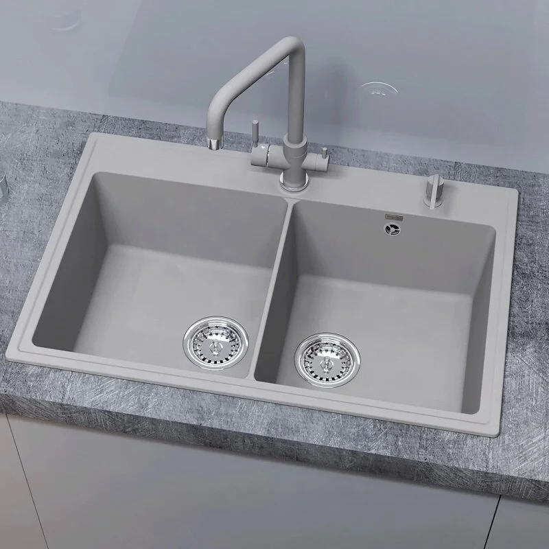 Кухонная мойка Ulgran Quartz бетон Ruma 780-05 в интернет-магазине Sumom.kz Кухонная мойка Ulgran Quartz бетон Ruma 780-05 в интернет-магазине Sumom.kz