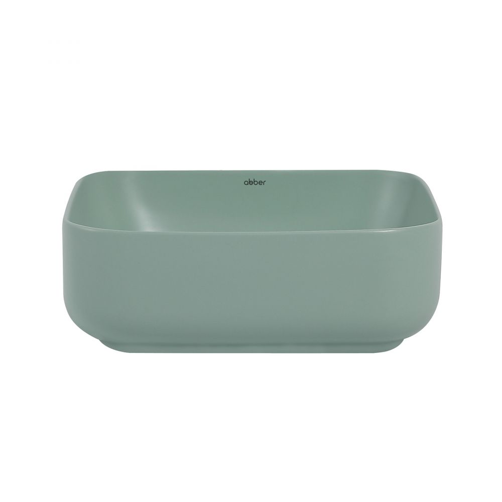 Раковина накладная ABBER Rechteck AC2211MCG светло-зеленая матовая в интернет-магазине Sumom.kz