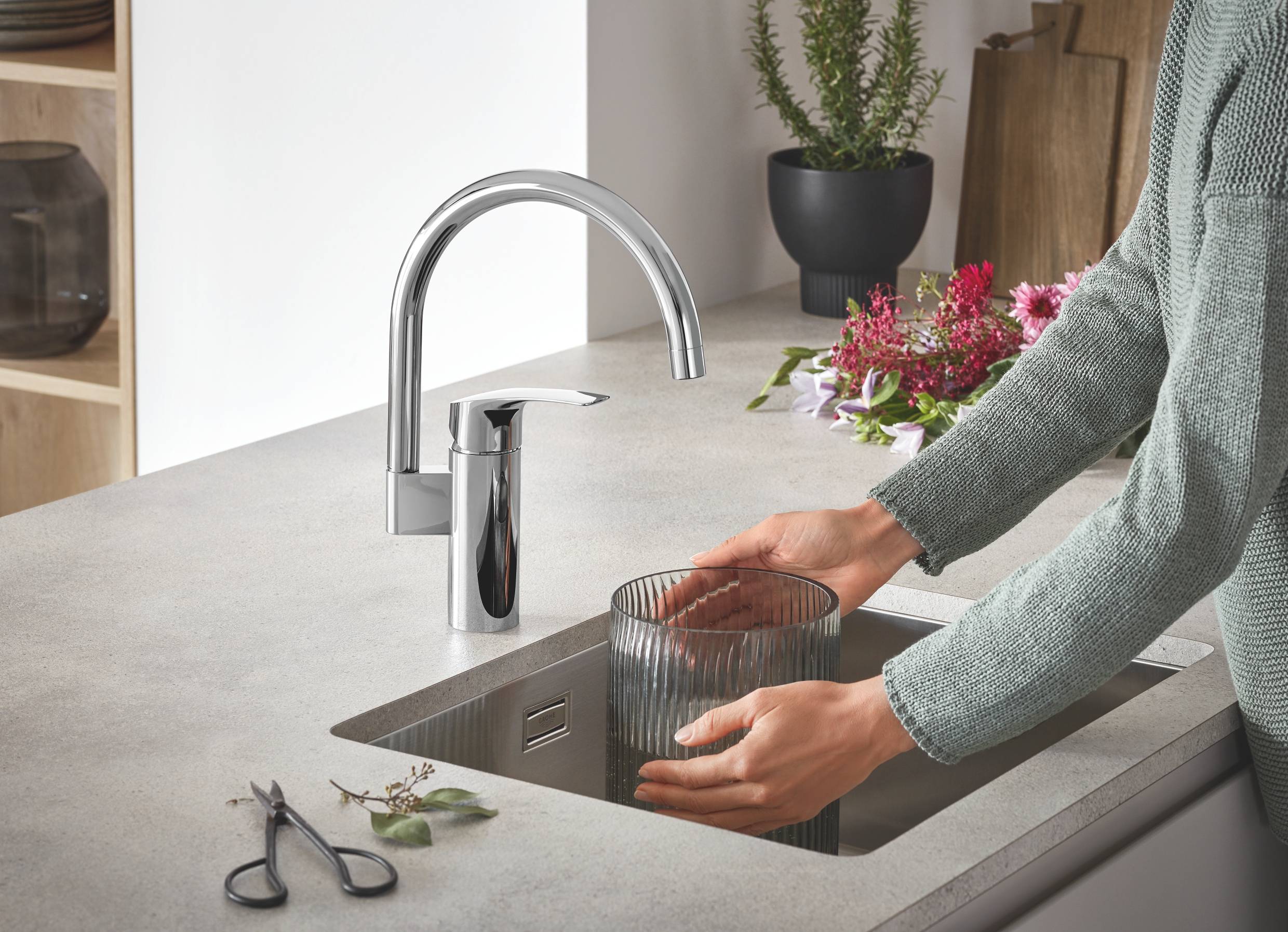 Смеситель для кухни Grohe Eurosmart 2021 33202003 большой выбор под ваш дизайн!
